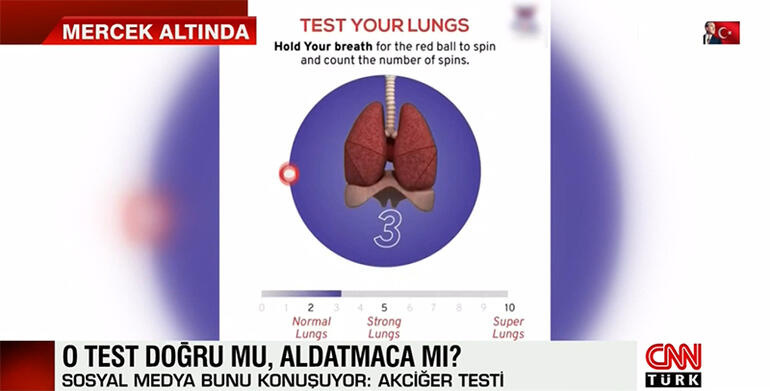 Sosyal medyadaki akciğer testi doğru mu, aldatmaca mı İşte yanıtı