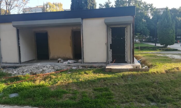 Atatürk Parkı’nda bitmeyen tuvalet!