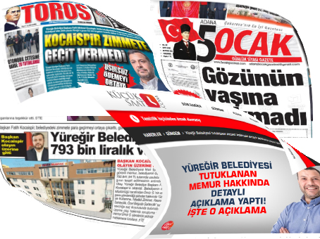 adanamuhalif.com yazar, Adana medyası takip eder