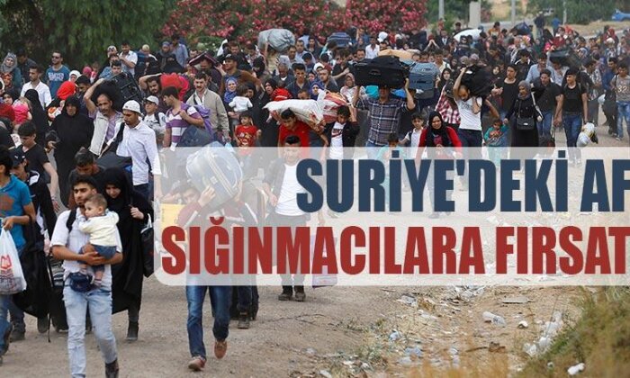 Suriye’deki af sığınmacılara fırsat