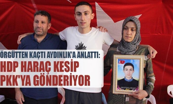 Örgütten kaçtı: HDP haraç kesip PKK’ya gönderiyor