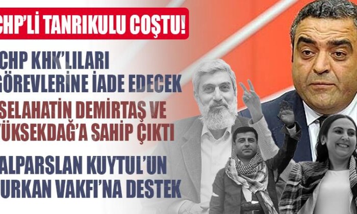 CHP’li Tanrıkulu’ndan Demirtaş ve Furkan Vakfı’na destek