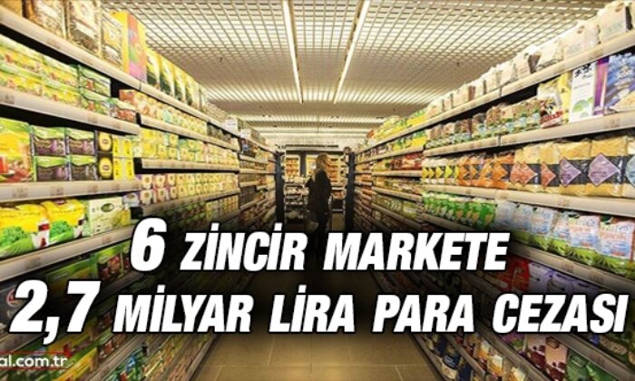 Rekabet Kurulundan 6 zincir markete para cezası