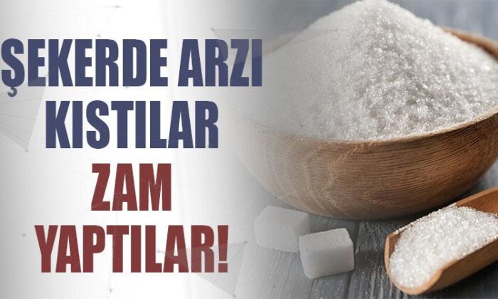 Şekerde arzı kıstılar zam yaptılar!