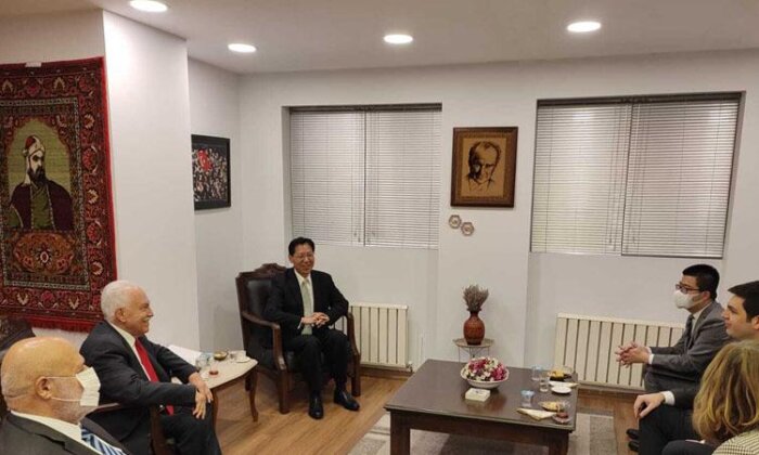 Çin Büyükelçisi Liu Shaobin’den Vatan Partisi’ne ziyaret