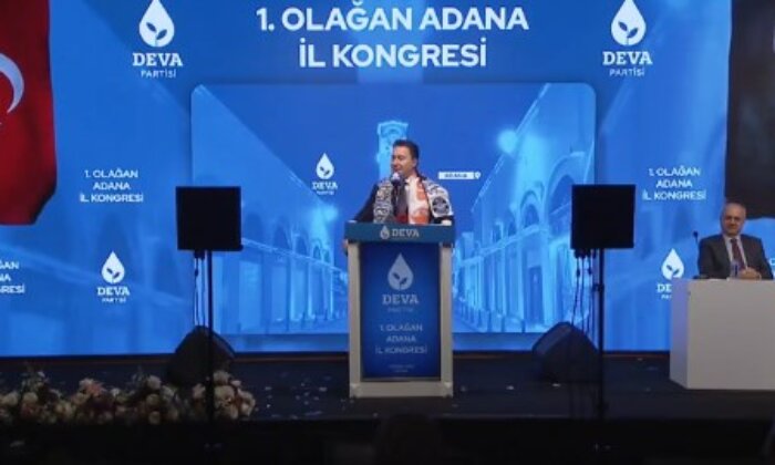 DEVA Partisi Lideri Babacan, Adana İl Kongresi’ne katıldı: Çiftçi ve vatandaşın yüzünü güldüreceğiz