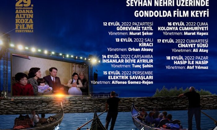 Altınkoza’da “Gondolda Sinema” keyfi!