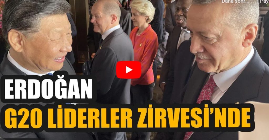 Cumhurbaşkanı Erdoğan G20 Liderler Zirvesi’nde