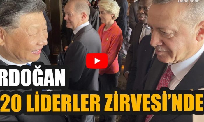 Cumhurbaşkanı Erdoğan G20 Liderler Zirvesi’nde