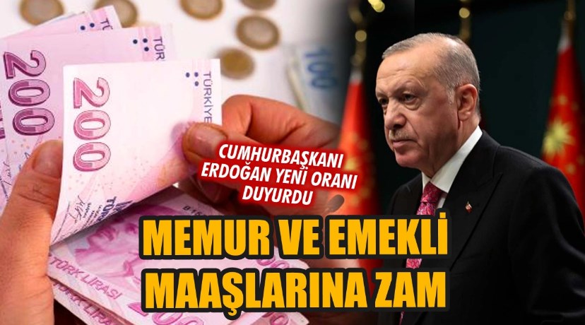 Memur ve emekliye zam oranı arttı