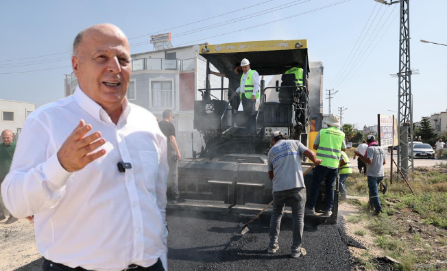 Yüreğir Belediyesi, Akdeniz mahallesinde asfalt çalışması yapıyor, Başkan Demirçalı inceleme yaptı