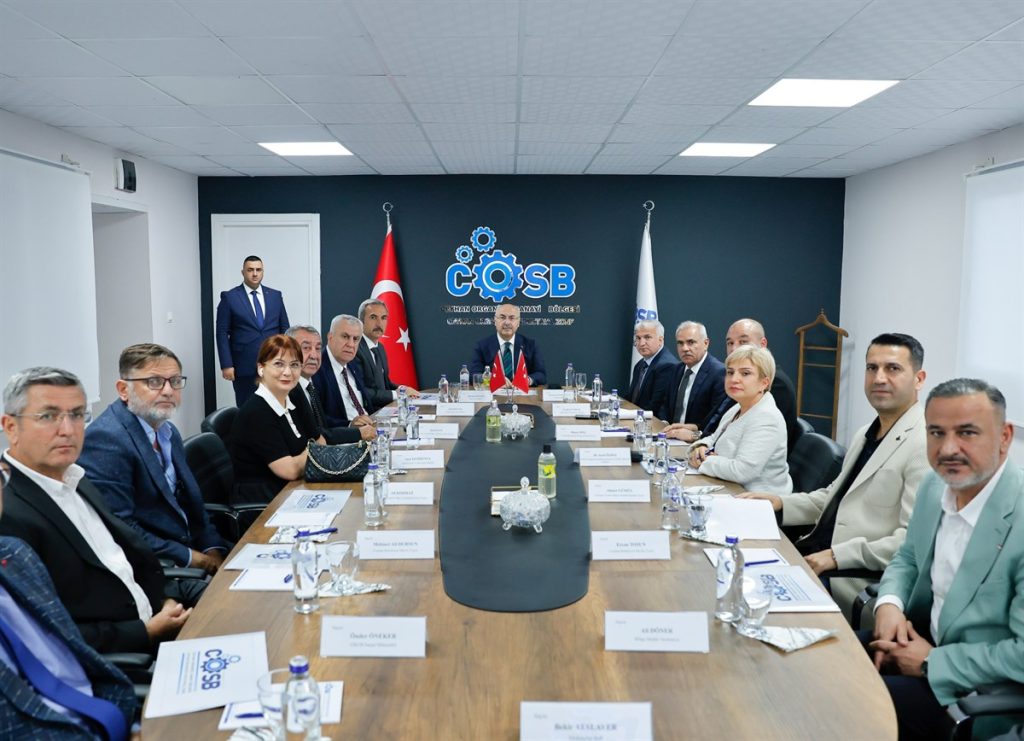 Ceyhan OSB Müteşebbis Heyeti toplantısı Vali Köşger başkanlığında gerçekleştirildi