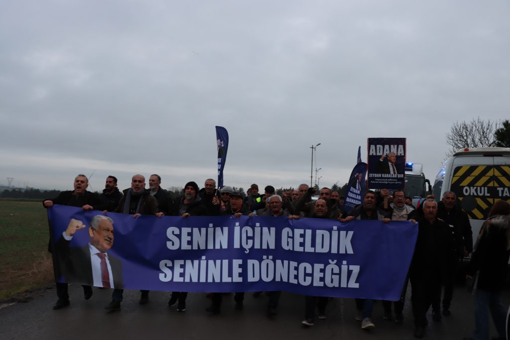 Binlerce Adanalı, Zeydan Karalar’a destek için Silivri’de buluştu