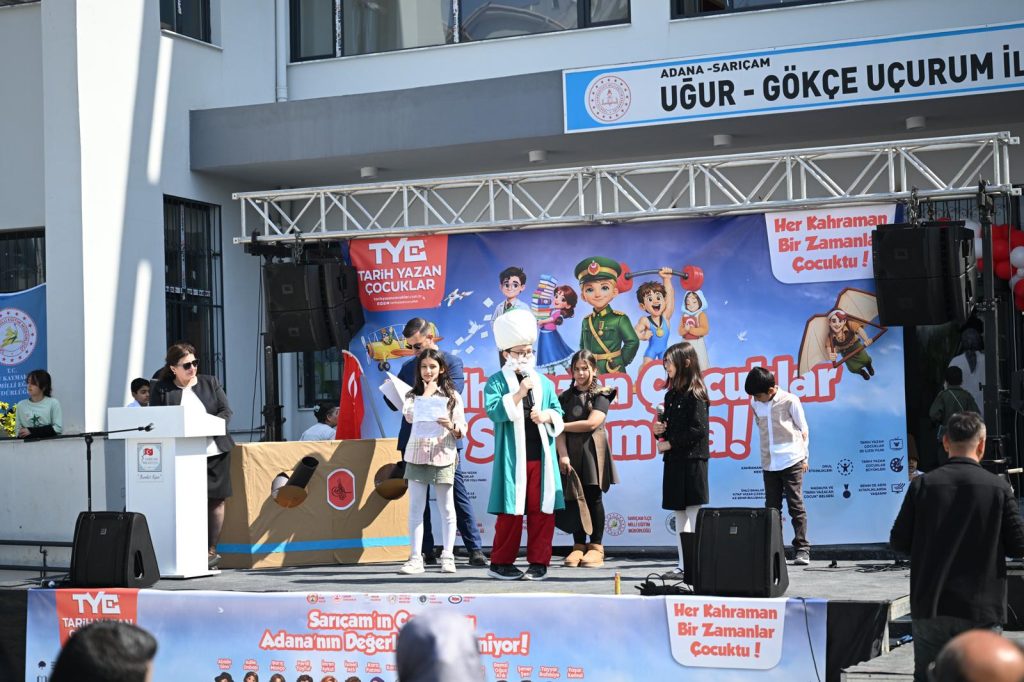 Sarıçam’da “Tarih yazan çocukla” coşkusu!