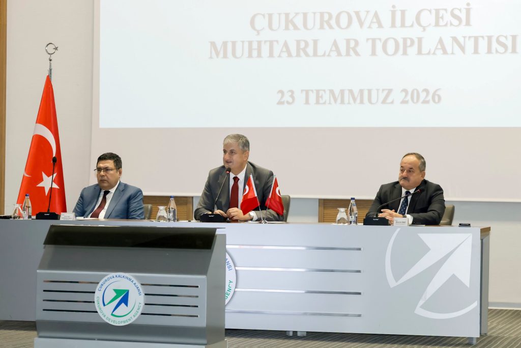 Vali Yavuz, Çukurova ilçesinin muhtarlarıyla biraraya geldi