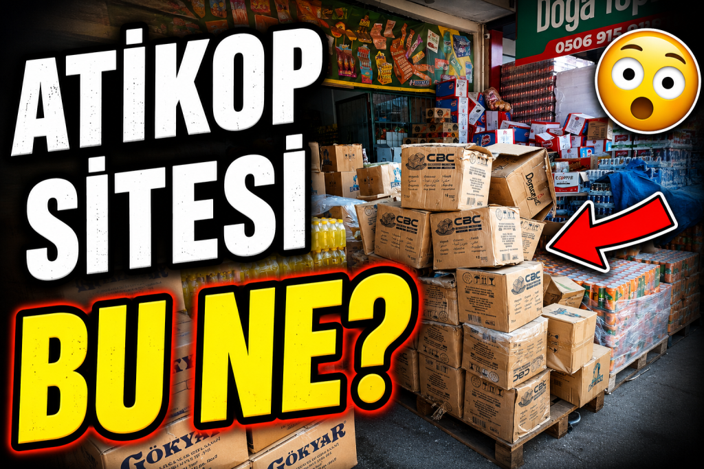 ATİKOP’ta hijyenden uzak sergilenen gıda ürünleri tepki çekiyor!