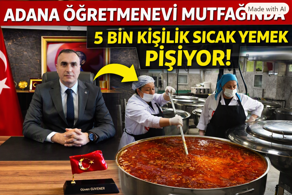 5 bin öğrencinin sofrasında Öğretmenevi imzası!