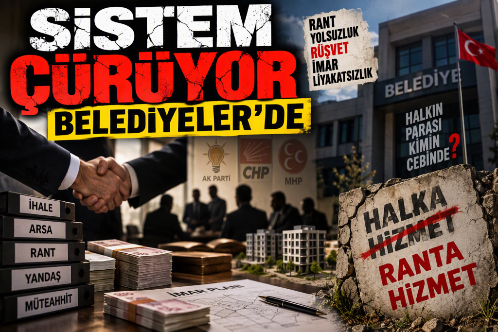 Sistem çürüyor belediyelerde!