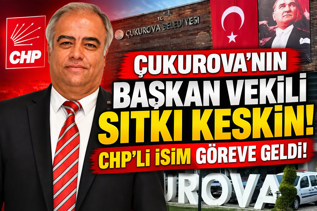 Çukurova Belediyesi’nin yeni Başkan Vekili Sıtkı Keskin oldu