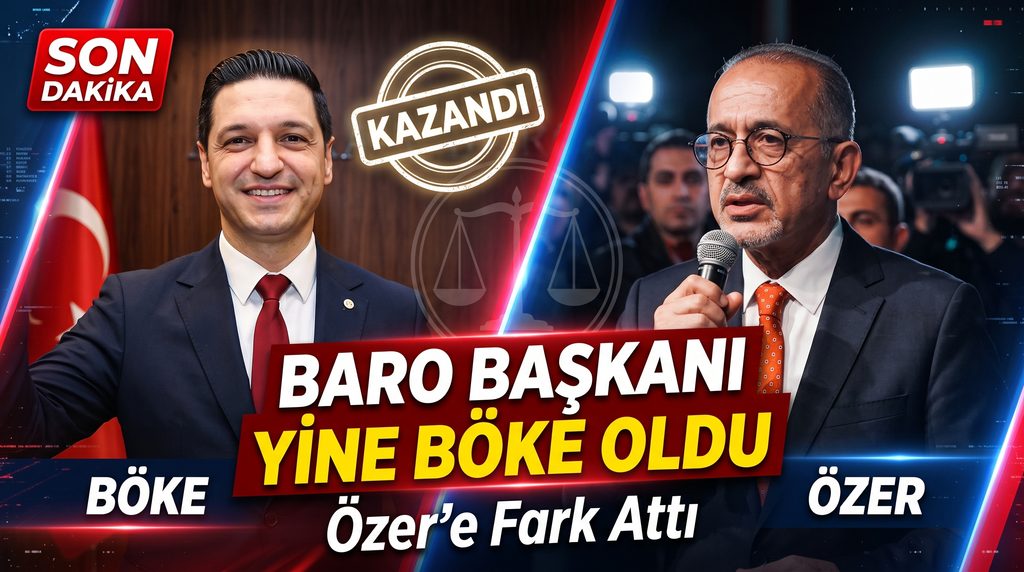 Adana Barosu’nda Volkan Böke yeniden başkan seçildi